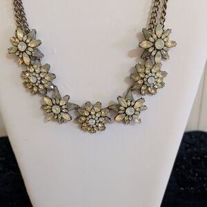 BaubleBar Floral Necklace in Gold and Silver